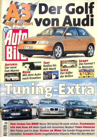 Deckblatt Auto Bild (20/1996)